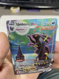 Pokemon Evolving Skies Umbreon VMAX Ultra Rare Full Art Holo 215/203 DIY/gift bb - Image 4