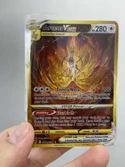 Arceus VSTAR HP280 Gold Metal Pokemon Card-Collectible Gift Display!NICE！ - Image 1
