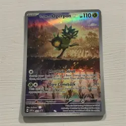 The Pokemon Company Teal Mask Ogerpon Full Art Holo Promo SVP123 - Image 1