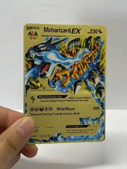 McharizardEX HP230 Metal Pokemon Card-Collectible Gift Display COOL - Image 2