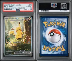 2026 POKEMON ASC EN-ASCENDED HEROES SPECIAL ILLUSTRATION RARE PIKACHU EX PSA 10 - Image 3