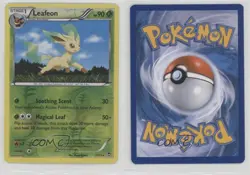 Leafeon Reverse Foil Pokemon XY Furious Fists #7 - Image 3