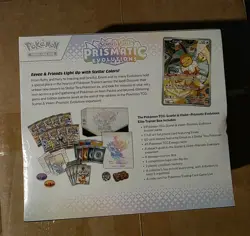 Pokemon TCG S&V Prismatic Evolutions ETB Elite Trainer Box FACTORY SEALED - Image 2