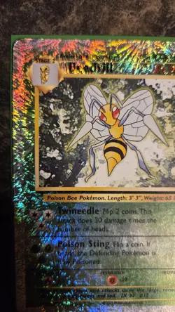 Pokemon TCG Beedrill 20/110 Legendary Collection Reverse Holo Rare LP Condition - Image 5