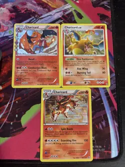 Pokemon TCG Charizard Holo Lot Bundle Cracked Ice Legendary treasures Radiant C - Image 1