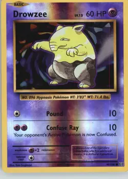 Drowzee 49/108 Common Evolutions Pokemon Reverse Holo Near Mint - Image 1