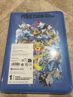 Pokemon Fossil Museum Zip Binder - Image 1