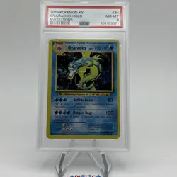 PSA 8 2016 Pokemon XY Evolutions Holo Gyarados 34/108 - Image 3