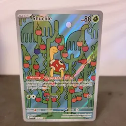 Pokemon ME01: Mega Evolution #136/132 Shuckle Illustration Rare NM - Image 1