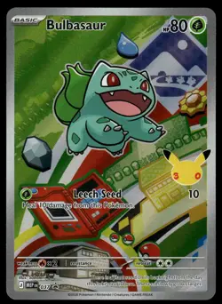 POKEMON BULBASAUR ME: MEGA EVOLUTION PROMO 037 HOLO P NM/M - Image 1
