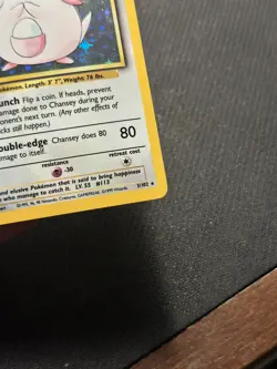 Chansey 3/102 Holo Pokemon 1999 WOTC - Image 2