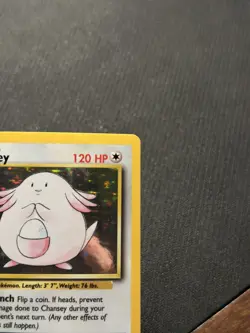 Chansey 3/102 Holo Pokemon 1999 WOTC - Image 3