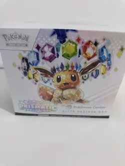 Prismatic Evolutions Pokemon Center ETB Sealed - Corner Tears (See Images) - Image 1
