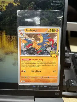 Pokemon Field Museum Fossil Exhibit Archeops Promo SEALED - In Hand! - Image 1