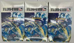 Lot of (3) Pokemon TCG SWSH12 Silver Tempest Build & Battle Displays SEALED - Image 1