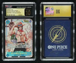 2025 One Piece Carrying on His Will Japanese Portgas D Ace SEC Alt Art CGC 10 - Image 3