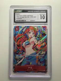 CGC 10 - Nami C ST01-007 [PROMO] THE BEST Storage Box Set One Piece Japan x2 - Image 2