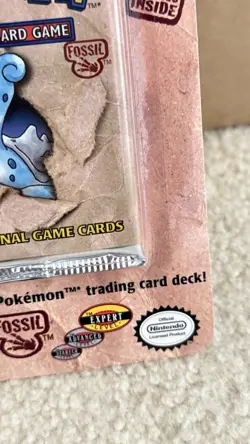 1999 WOTC Pokemon Fossil Unlimited Blister Pack Nintendo Lapras Artwork - Image 4