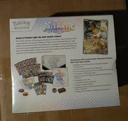 Pokemon TCG S&V Prismatic Evolutions ETB Elite Trainer Box FACTORY SEALED - Image 2