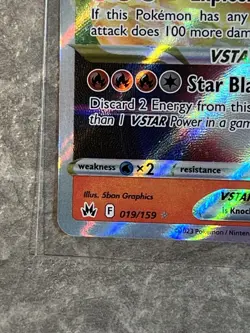 Charizard VSTAR 019/159 Pokemon TCG Crown Zenith Holo (Near Mint Condition) - Image 4