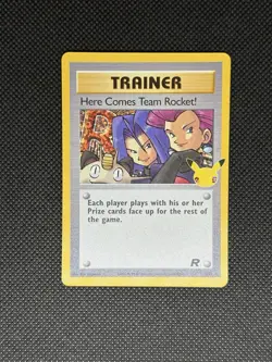 Here Comes Team Rocket! 15/82 Rare Holo Celebrations 25th Anniversary Pokemon - Image 1
