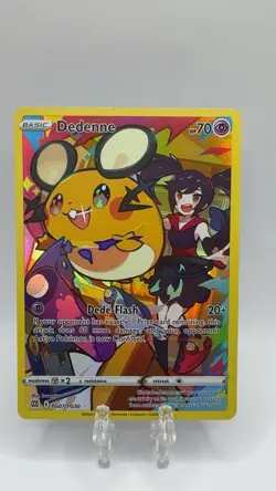 POKEMON TCG DEDENNE TG07/TG30 BRILLIANT STARS TRAINER GALLERY SWSH RARE NM - Image 1