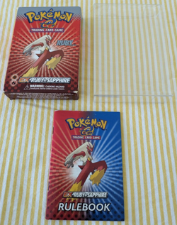 POKEMON TCG EX RUBY &SAPPHIRE THEME DECK BOX +INSERT &PROTECTOR! E-SERIES CCG - Image 1