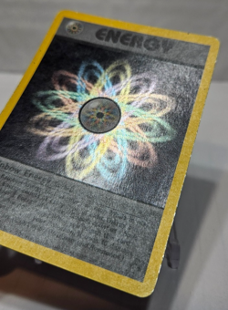Rainbow Energy 17/82 Holo Rare Unlimited Team Rocket Pokemon 7624 - Image 2