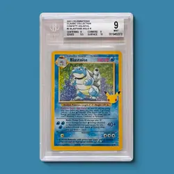 BGS 9 Blastoise #2 - 2021 Pokemon Celebrations Holo Rare STAMPED - Image 1