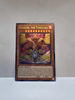 Yu-Gi-Oh! - Michion, the Timelord (BLRR-EN021) - Ultra Rare 1st Ed. - Near Mint - Image 1