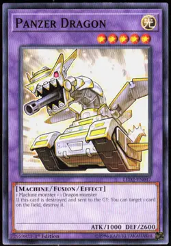 Panzer Dragon DUEA-EN097 Rare Duelist Alliance Yu-Gi-Oh Near Mint - Image 1