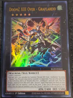 DoomZ XII End - Graflareio BLZD-EN045 Blazing Dominion Yu-Gi-Oh NM - Image 1