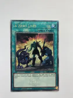 A Hero Lives - Quarter Century Secret Rare RA04-EN087 - YuGiOh - Image 1