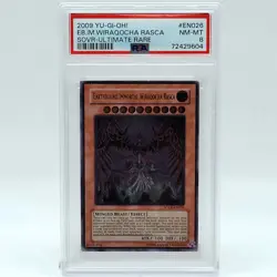 Yu-Gi-Oh - Earthbound Immortal Wiraqocha Rasca Ultimate Rare SOVR-EN026 - PSA 8 - Image 1
