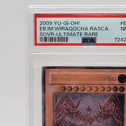 Yu-Gi-Oh - Earthbound Immortal Wiraqocha Rasca Ultimate Rare SOVR-EN026 - PSA 8 - Image 2
