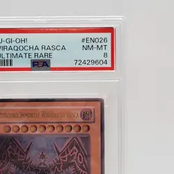 Yu-Gi-Oh - Earthbound Immortal Wiraqocha Rasca Ultimate Rare SOVR-EN026 - PSA 8 - Image 3
