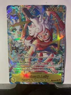 One Piece TCG Monkey D. Luffy EB04-061 SEC Alt Art – OP15 – NM - Image 1