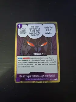 I Do Not Forgive Those Who OP10-078 Foil ** Royal Blood ** English One Piece TCG - Image 3