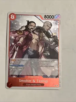 Smoker & Tashigi Rare (R) EB04-003 Adventure On Kami's Island English Foil - Image 1