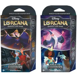 Disney Lorcana TCG Rise of The Floodborn Starter Deck Double Pack - Image 1