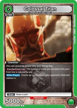 Colossal Titan - UE10ST /AOT-1-113 NM - Union Arena - Image 1