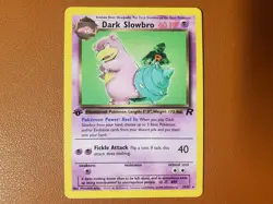 Dark Slowbro 29/82 1st Edition Team Rocket – NM/M Vintage Pokemon Card 2000 WOTC - Image 1