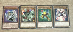 Yugioh Valkyrion the Magna Warrior Set 4 Card YGLD Magnet Alpha Beta Gamma LP - Image 1