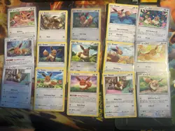 Pokemon Eevee Eeveelution Vintage E Series lot Vaporeon Umbreon 70 Cards Total - Image 2