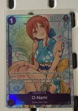 One Piece illustration Box 4-Card Lot O-Nami, Boa Hancock, Yamato, Black Maria - Image 2