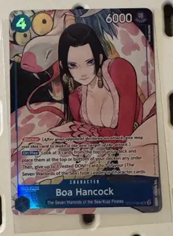 One Piece illustration Box 4-Card Lot O-Nami, Boa Hancock, Yamato, Black Maria - Image 3