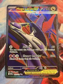 Pokemon TCG Mega Latias ex Single Card Mega Evolution Special Illustration Rare - Image 1