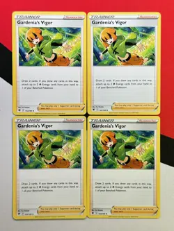 Gardenia's Vigor Trainer 143/189 Astral Radiance x4 Pokemon Playset 4x - Image 1