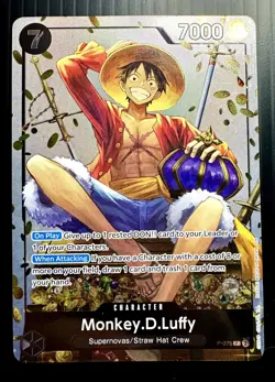 Monkey.D.Luffy (Tin Pack Set Vol. 2) P-075 One Piece Promotion Cards Foil - Image 1