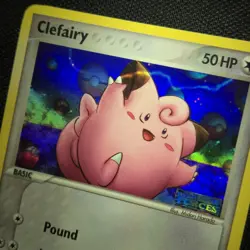 INVERTED UPSIDE ERROR Clefairy 53/115 Unseen Forces Reverse Holo Pokemon Card - Image 1